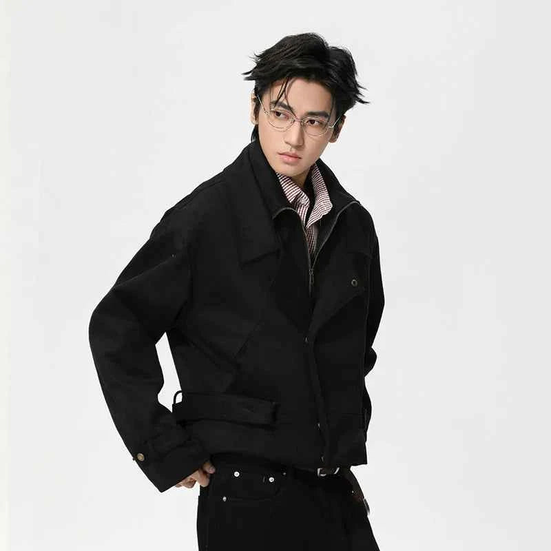 Trendy Elegant Suede Double Layer Jacket