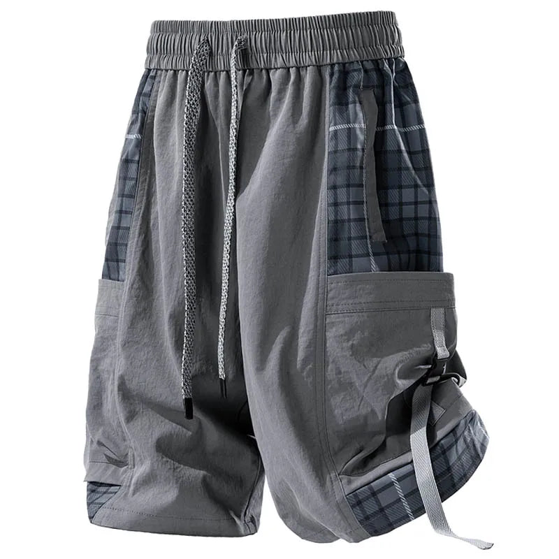 Plaid Cargo Shorts