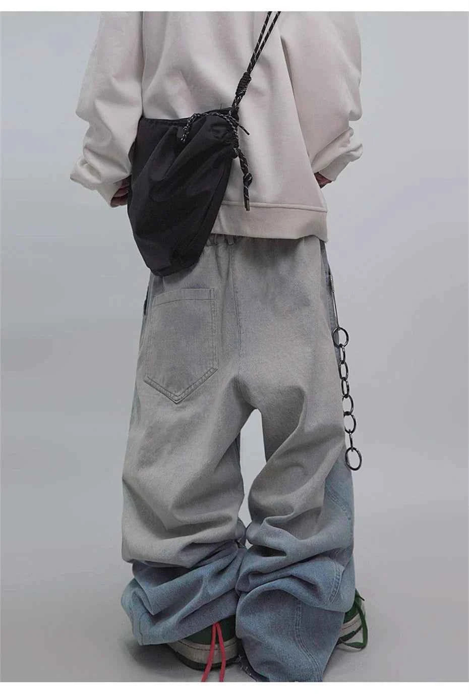 Streetwear Baggy Punk Hip Hop Denim Jeans