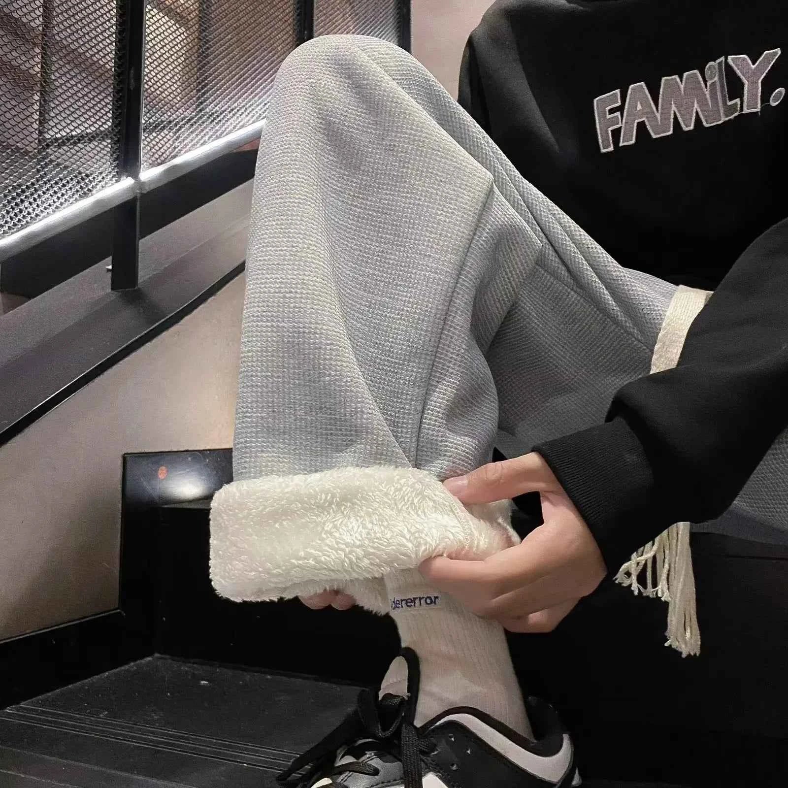 Trendy Casual Corduroy Fleece slimming Jogger