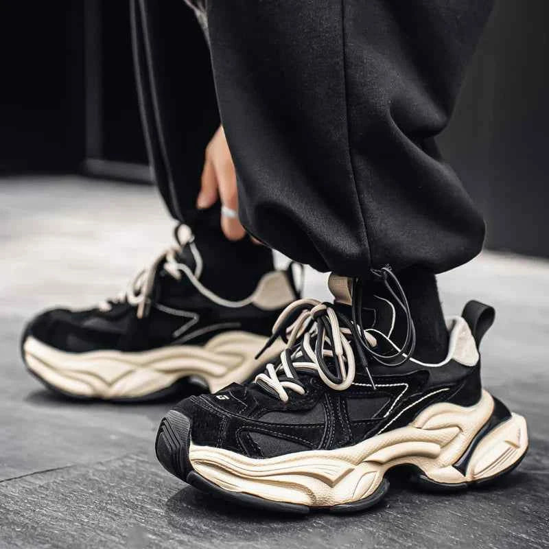 Versatile Thick Sole Height Increasing Sneakers