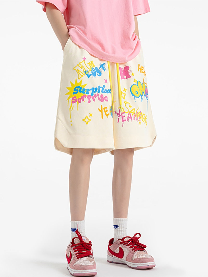 SAVAGE Colorful Neon Style Shorts