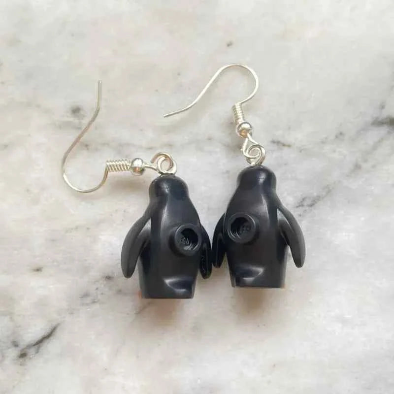 Handmade Cute Penguin Dangle Earring