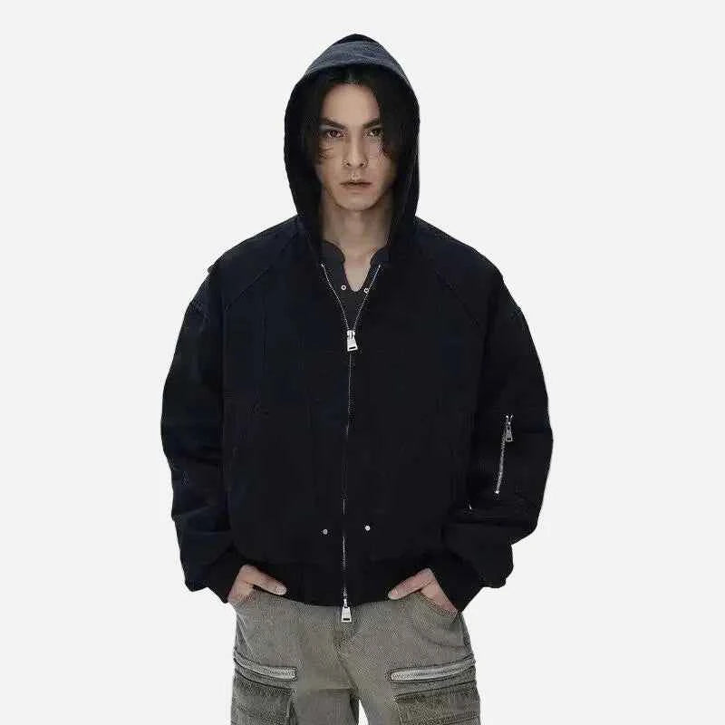 American Washed American Style Bomber Jacket
