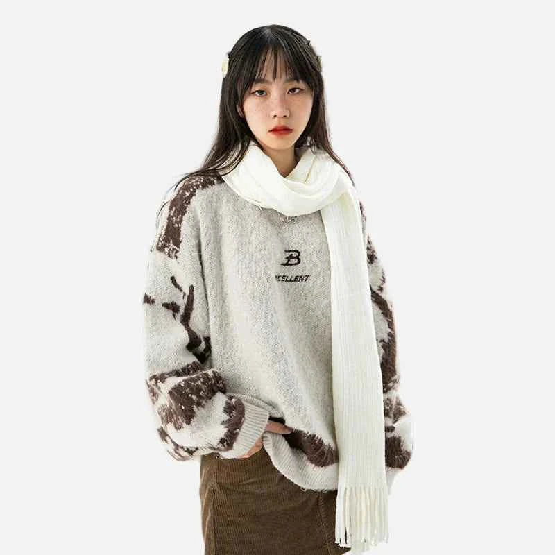 Y2K Soft Hip Hop Knitted jumper Sweater