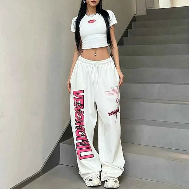 Autumn Drawstring Tied Athletic Casual Sweatpants