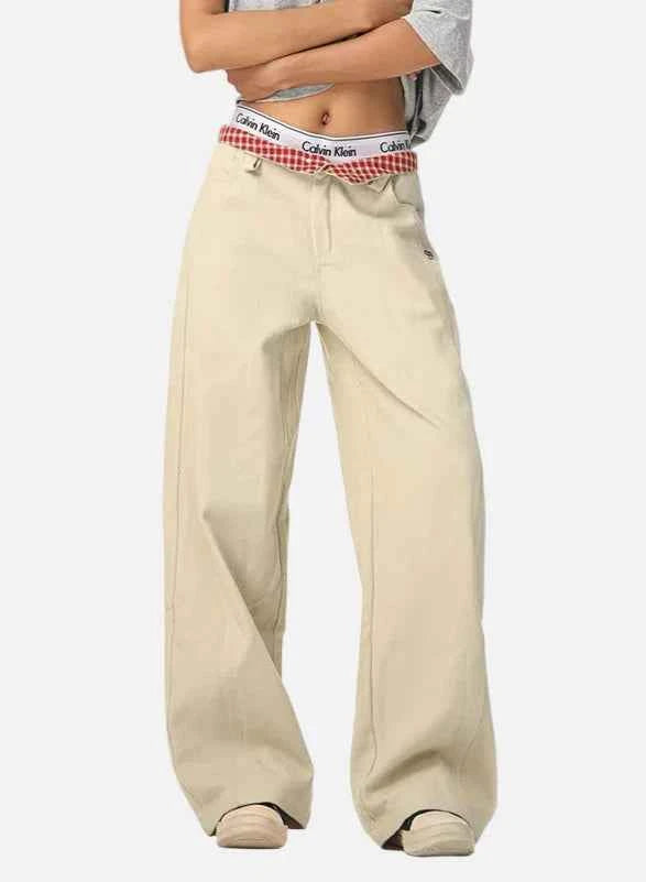 Y2K Japanese Style Embroidery Boyfriend Jeans