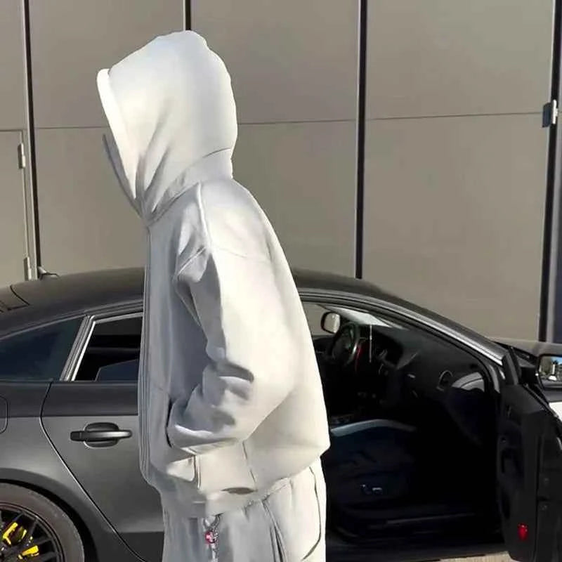 Ninja Style Hooded Zipper Sweatshirt