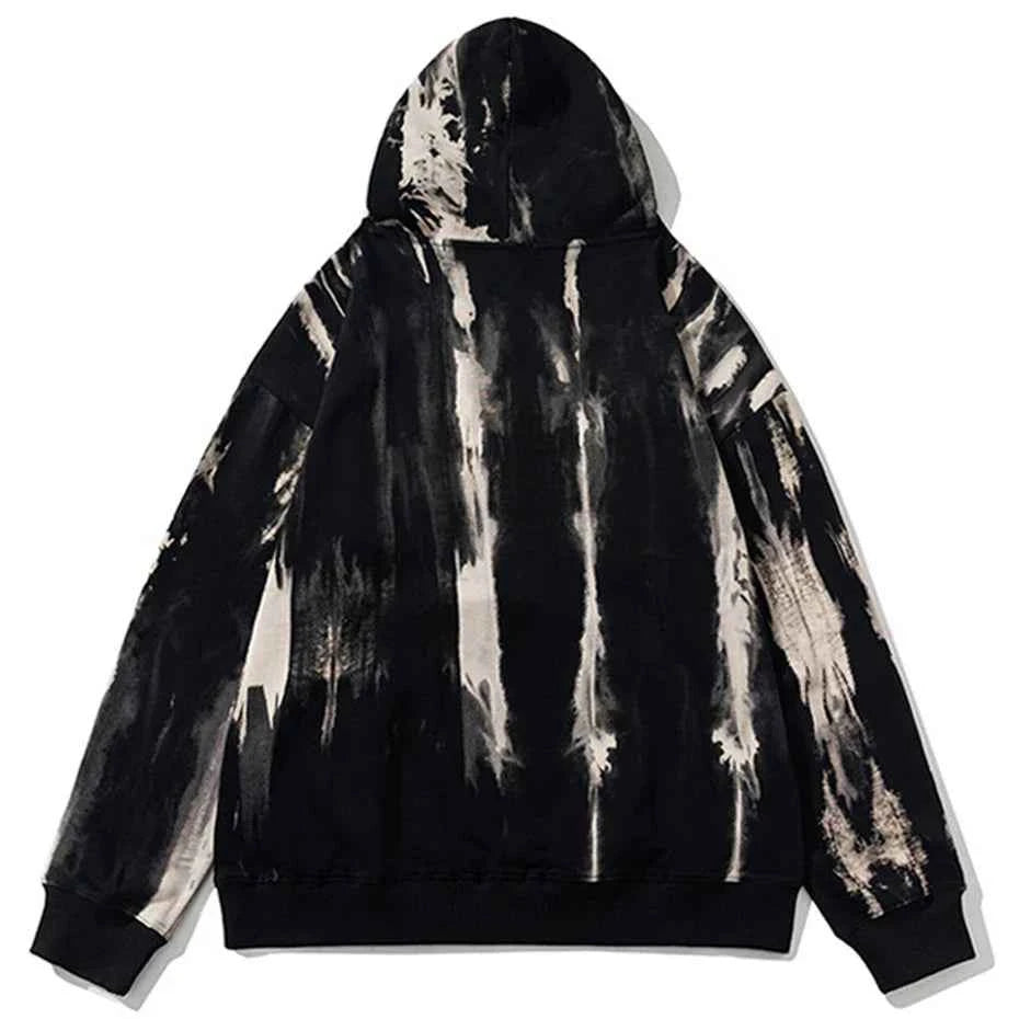 Streetwear Retro Oversized Vintage Tie Dye Hoodie