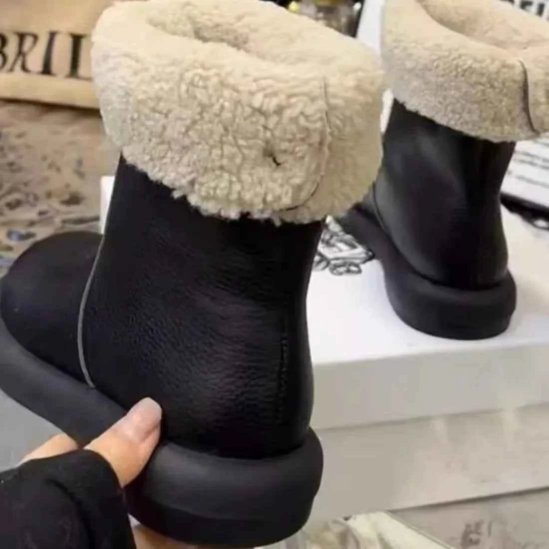 Plush Winter Casual Ankle Fur Boot
