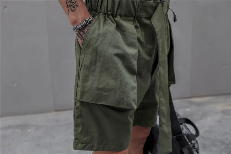 One Piece Tie Waist Belt Jumpsuit