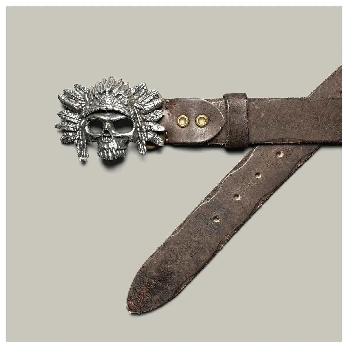 Vintage Navajo Tanned Leather Belt