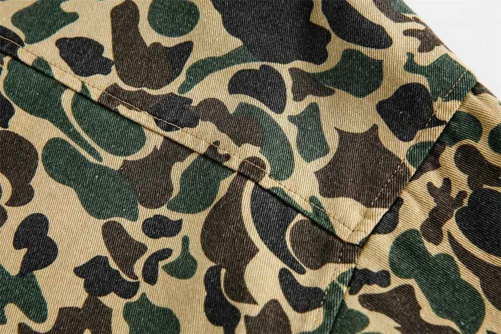 Autumn Versatile Camouflage Zipper Fly Jacket