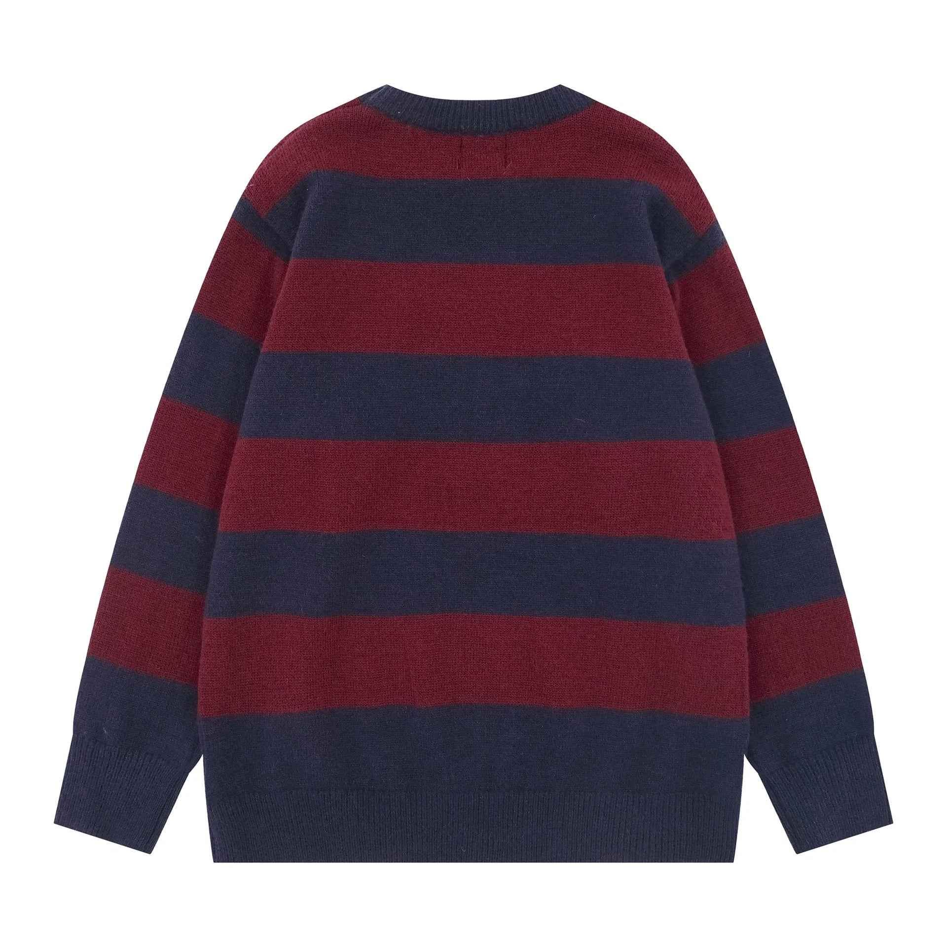 Investment Piece Streetwear Striped Knit Hip Hop Sweater