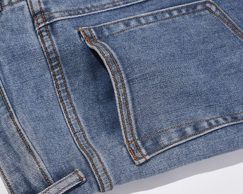 Zodiac Sea Distressed Stacked Denim