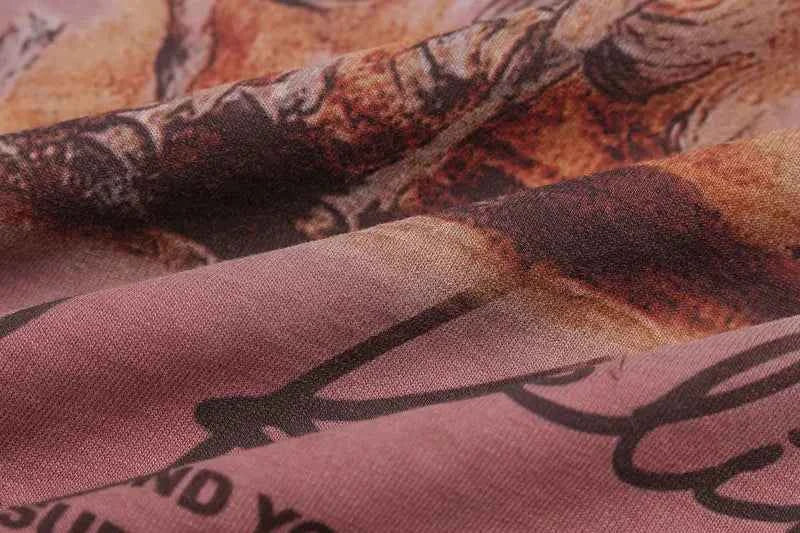 Streetwear Horse Graphic Tie Dye T-Shirt