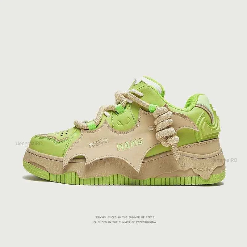 Side profile of Moms Velzard Moer shoes showing the layered bandage wrap detail