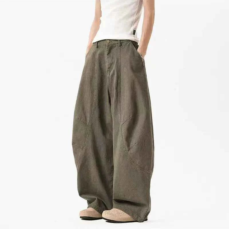 Casual American Silhouette Wide Leg Pants