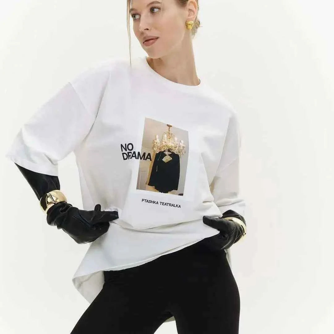 Stylish European Cool Summer Print T-Shirt