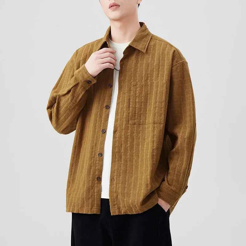 Classic Versatile Casual Loose Checkered Shirt