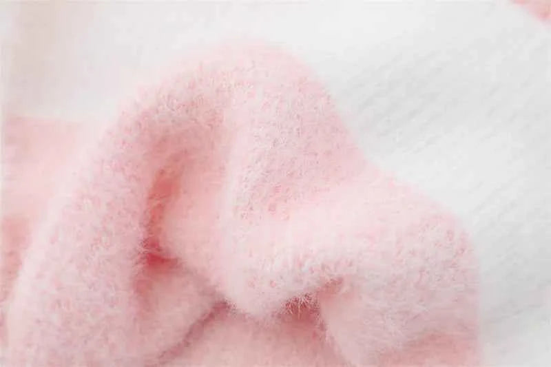 Fashionable Sky Ombre Gradient Fuzzy Sweater