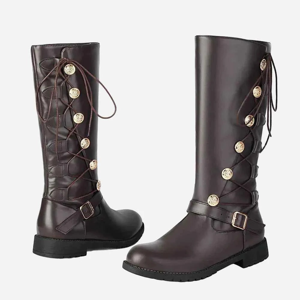 Comfy Large Size Retro Mid-Calf Boots