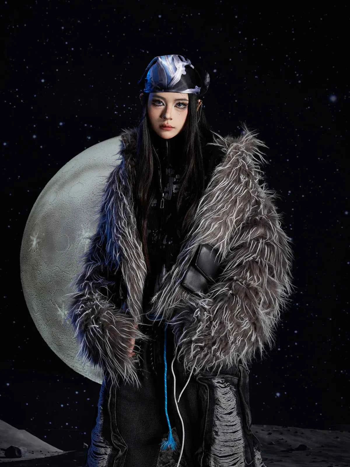 Winter Casual Luxurious Faux Fur Jacket