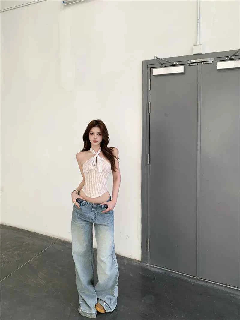 Vintage Boy Friend Loose High Waist Jeans