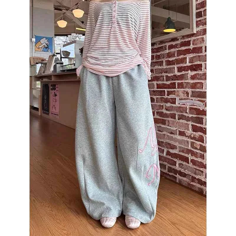 Trendy Hip Hop Parachute Patchwork Elastic Jogger