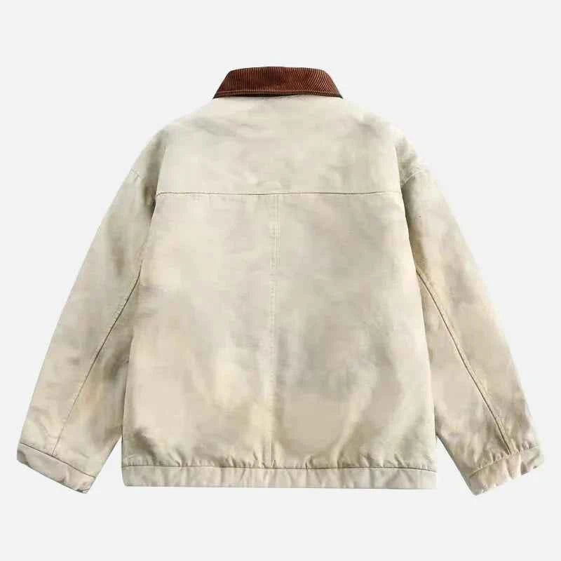 Retro Doberman Double Layered Jacket - Oversized Technical Streetwear Shell