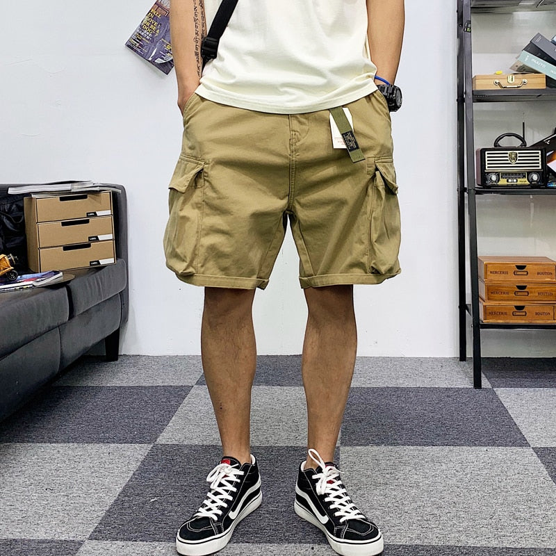 Tactical Multi-Pocket Cargo Shorts