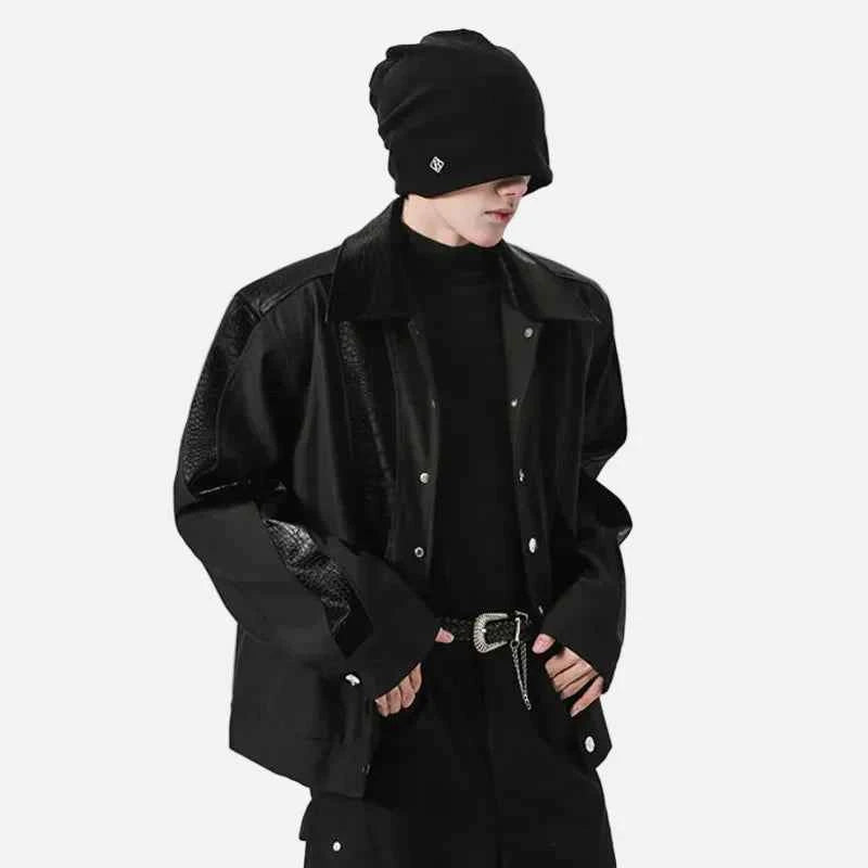 Stylish American Style High Street Leather Jacket