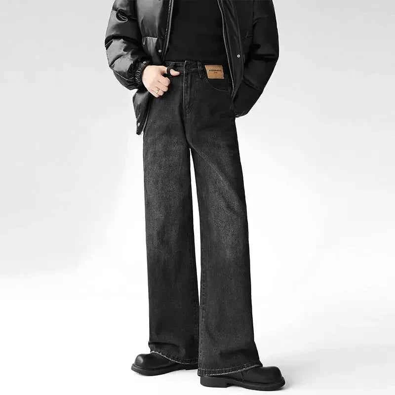 Men's Casual High Waist Fit Denim Jeans