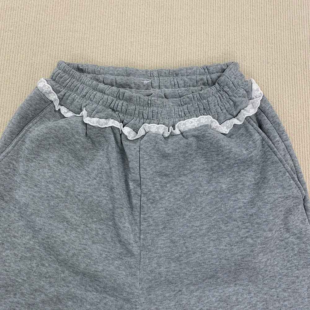Trendy High Waist Loose Sports Sweatpants