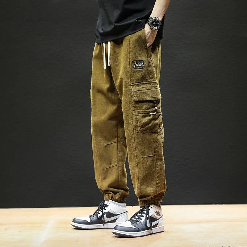 Straight Fit Elastic Ankle Length Pants