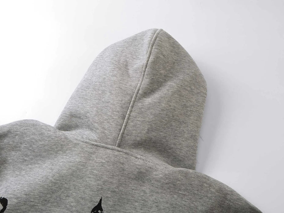 Sinful Zip Up Fur Hooded Jacket