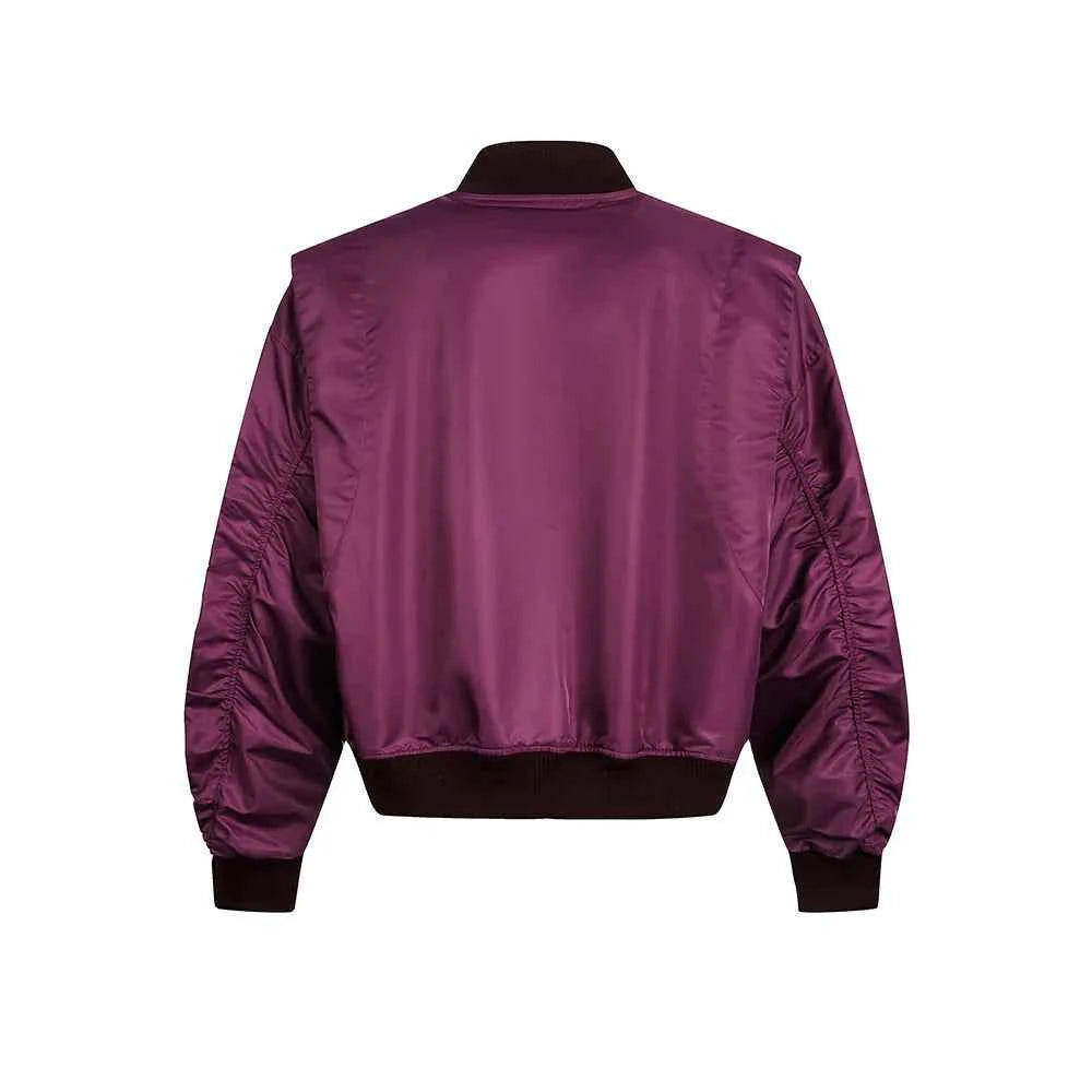 Retro Badge Safari Style Embroidered Bomber Jacket