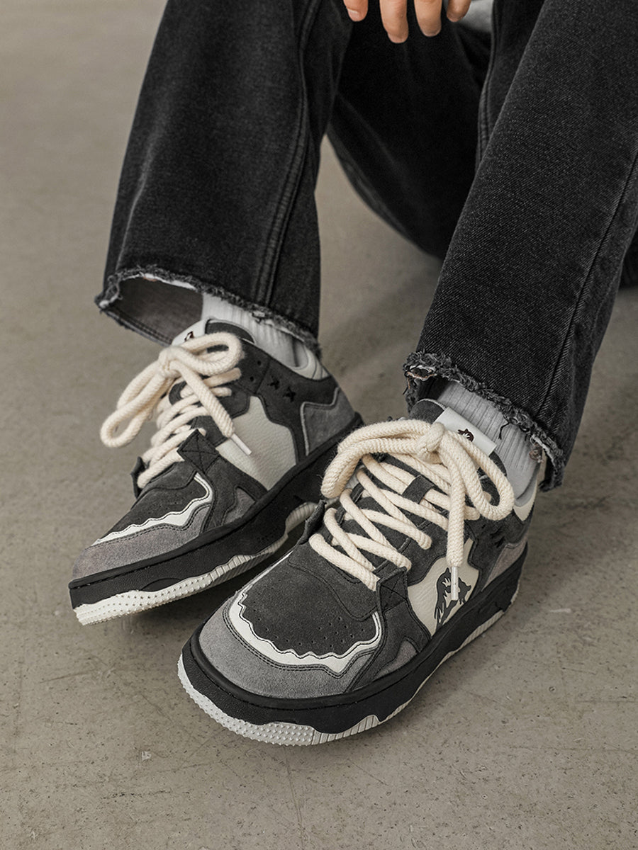 Explorer Thick Sole Sneakers - Heavy-Duty Platform Urban Trainers | LuxuryUrbanwear