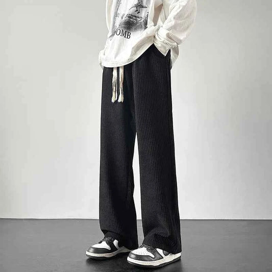 Stylish Cozy Thick Wide Leg Winter Sweatpants