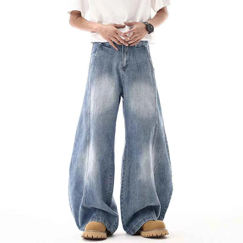 Original Gradient Washed Loose Wide Leg Jeans
