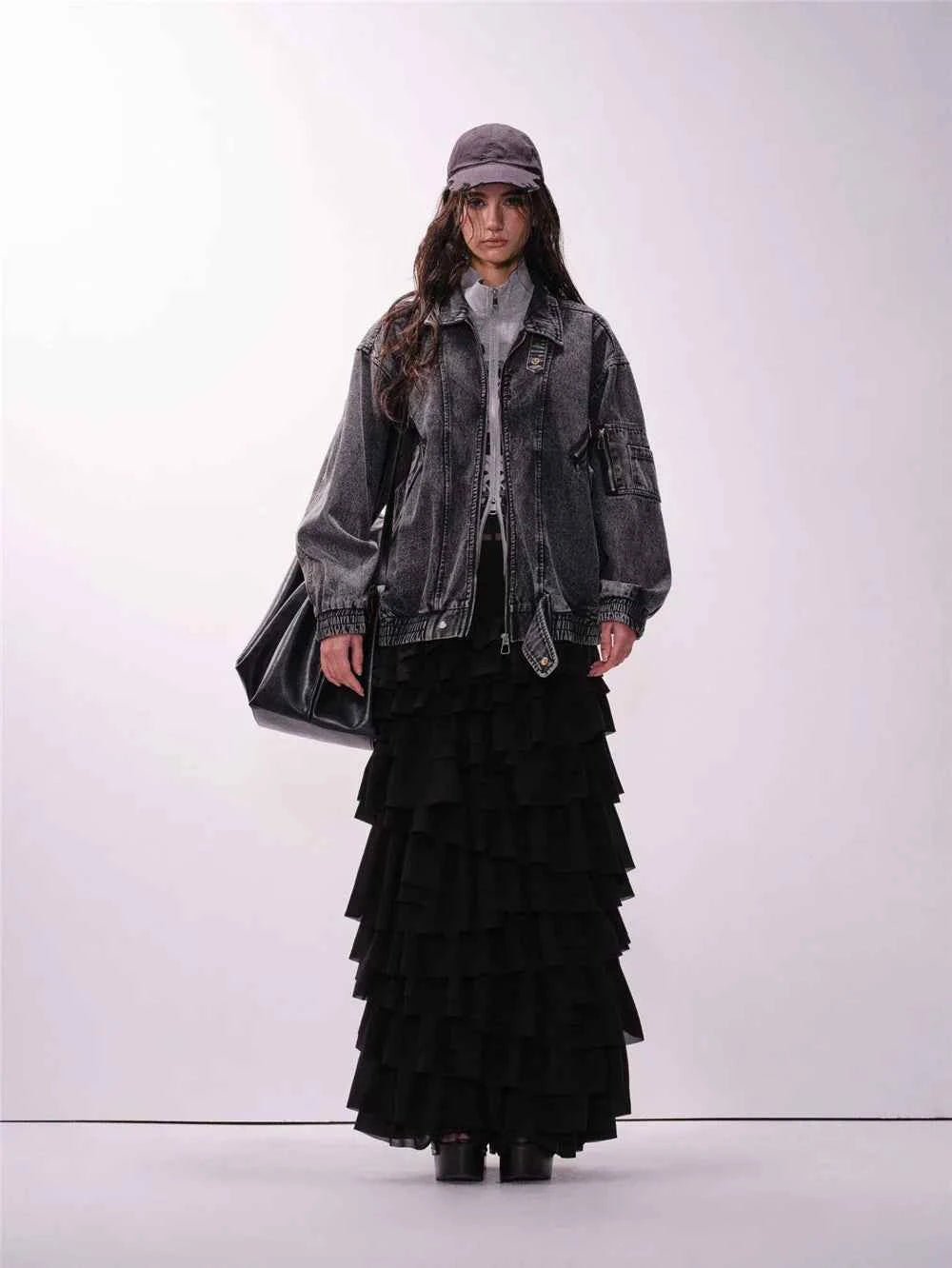 Versatile Streetwear Oversized Hip Hop Denim Jacket