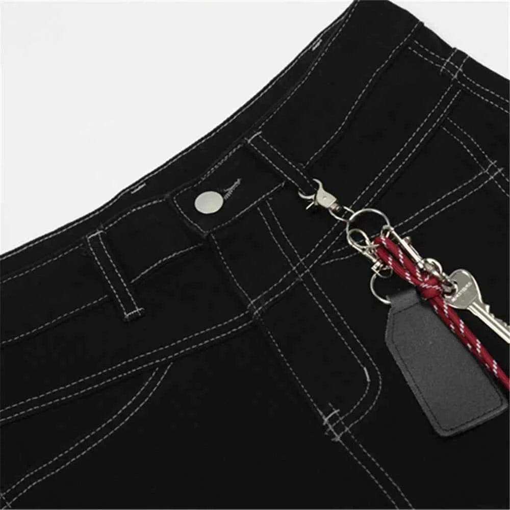 Summer Essential Streetwear Wide Leg Loose Denim Short