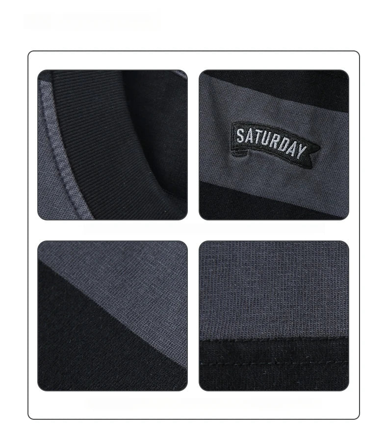Saturday Striped Cotton T-Shirt
