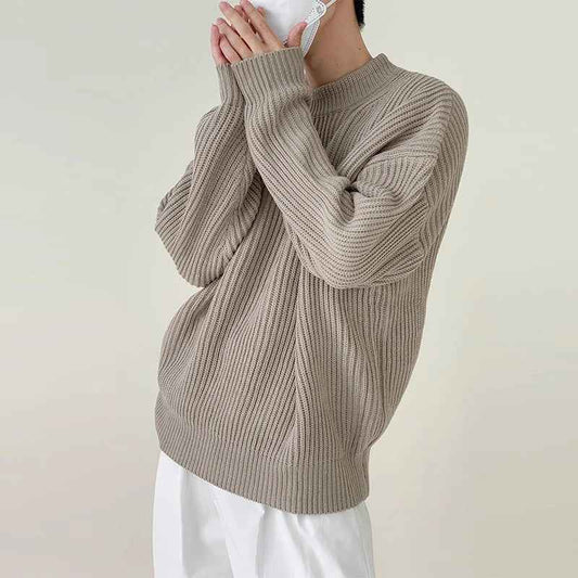 Casual Comfort Luxury Light Knit Pullover Sweater