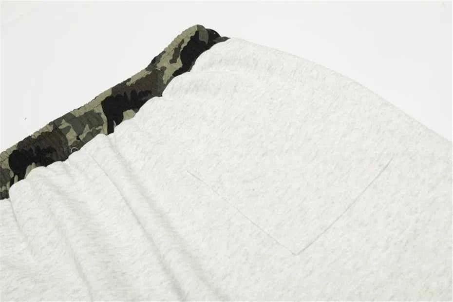 Streetwear Cool Camo Print Casual Wide Leg Jogger