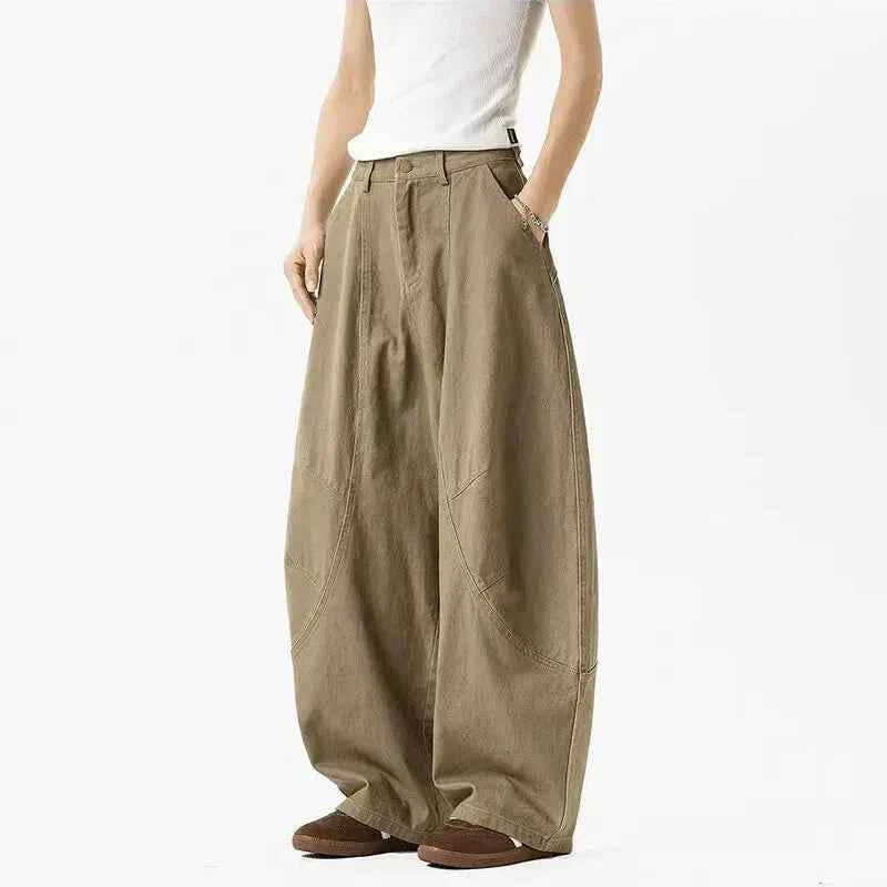 Casual American Silhouette Wide Leg Pants