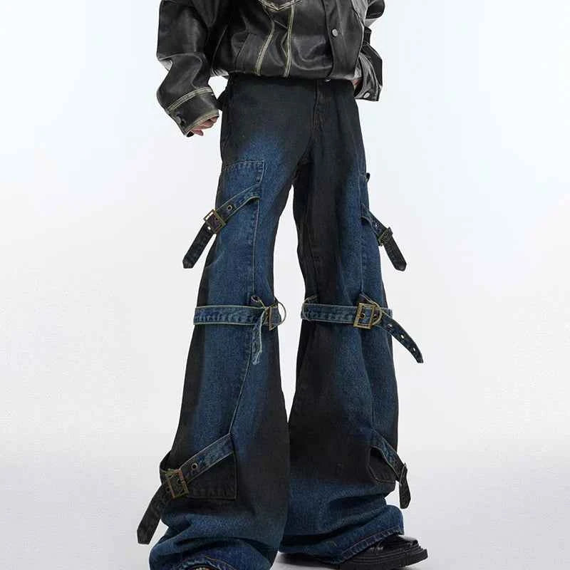 Stylish Streetwear Personalized Bell Bottom Jeans