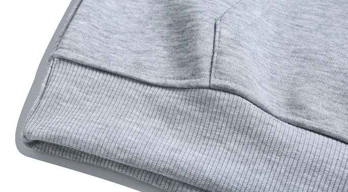 Insulated Embroidered American Style Letter Hoodie
