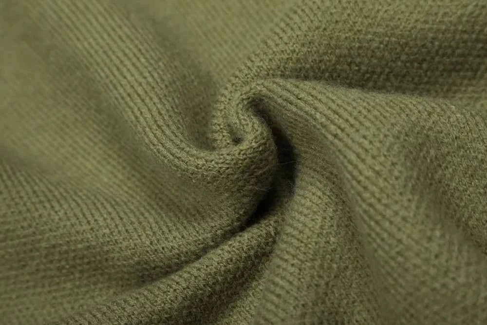 Winter Cozy Retro Jacquard Hooded knitted Sweatshirt