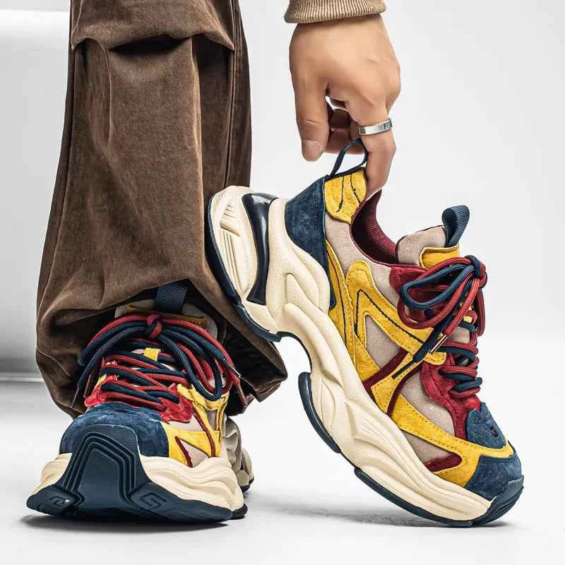 Versatile Thick Sole Height Increasing Sneakers